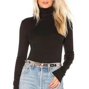 Splendid Black Turtleneck Size Small